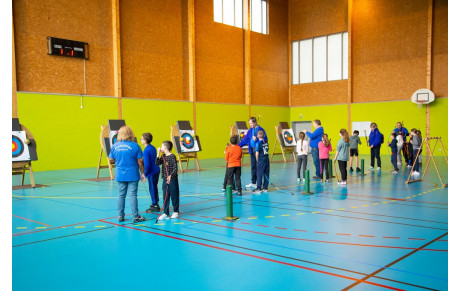 Animation tir à l'arc pendant les vacances scolaires